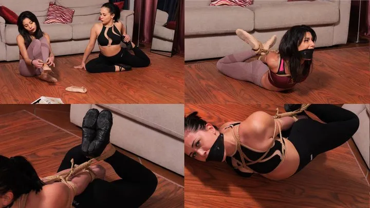Layla Bondage Addiction - Mia and Mayla - What ballerinas know about bondage (mobile)