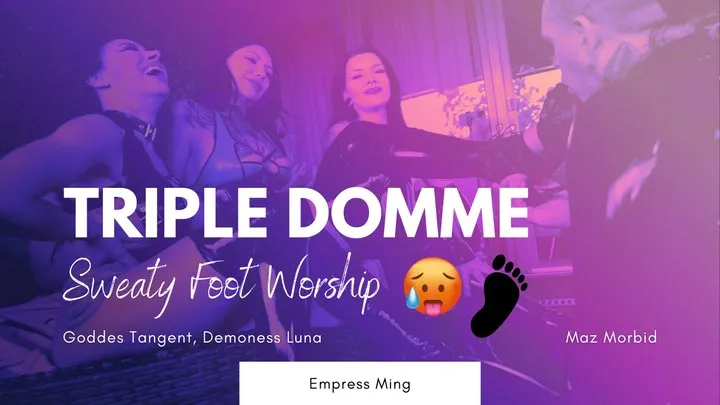 Empress Ming Is Your New Addiction - Triple Domme Sweaty Foot and Stiletto Worship