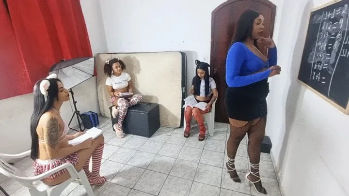 Goddess Scarlet White - FART SCHOOL PART 1 BY KAT, IZA CANDY, PIETRA HUNTER, AND SUZY CAM BY ALINE FULL HD