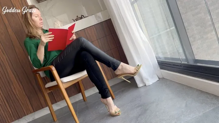 Goddess Grazi Only - Foot Tease Dangling ShoePlay - Goddess Grazi