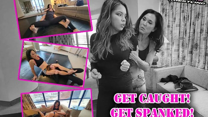 Lucha Girls ~ Female Pro Wrestling - 1249-Get Caught Get Spanked! - Fantasy Wrestling