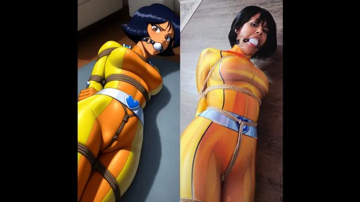 Calisa's Bondage Diaries - Totally Tied: Alex (Totally Spies) Is the Perfect Bait Once She's Ballgagged and Hogtied!