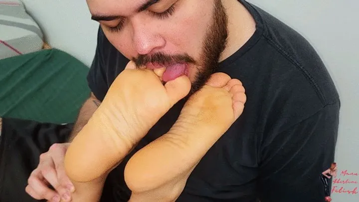 Manu Albertine Feet - Foot worship, part 3, by yanka and Slave, FULL HD