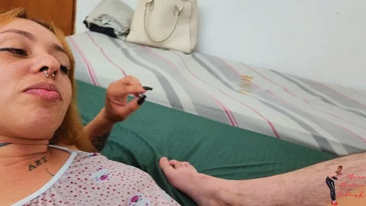 Manu Albertine Feet - Foot worship, by yanka and Slave, FULL HD