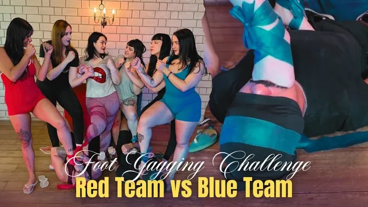 Miss Bimby - Foot Gagging Challenge: Miss Bimby, Mistress Nara, Venus Dee, Louise, Thay & Vibora with Hex Fetish & Luno (720p - ENG sub) Kinky Game - Flip Flops - Toenail Polish - Foot Slave