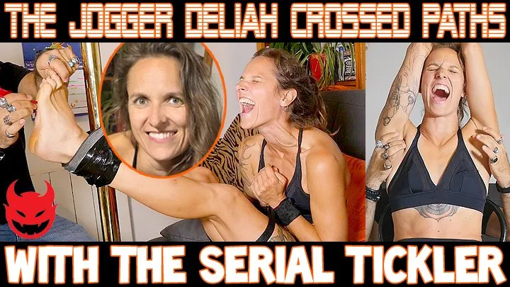 Tickle Frenchtickling  Store - THE JOGGER DELIAH CROSSED PATH WITH THE SERIAL TICKLER : PART 01 - HD WMV