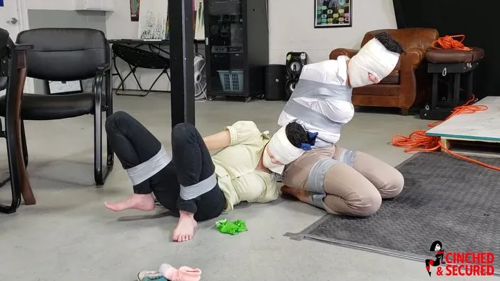 Cinched And Secured - Jayda and Simone - Mars Needs Bound and Gagged Women (WMV Format)