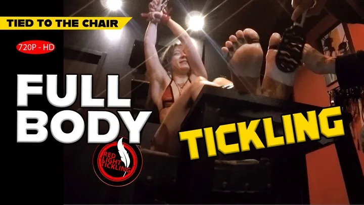 Red Light Tickling - Intense Foot Torment for Helpless Ticklish Petite Girl: First Time for Shy Maya Tied up to the Tickling Chair! | Foot tickle, Armpit and Belly Punishment | Small Sensitive Feet and Armpits | 720P HD