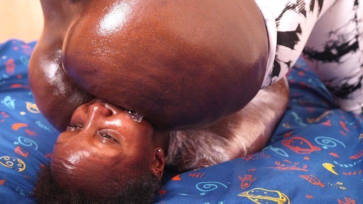 Black Meaty Asses - Donkey booty owns a desperate ass, pussy and fart worshipper part 4 (mummified farts and drooling)