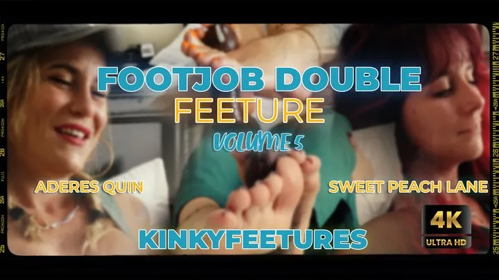 Kinkyfeetures - Footjob Double Feeture: V5 - 4K