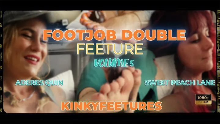 Kinkyfeetures - Footjob Double Feeture: V5 - HD