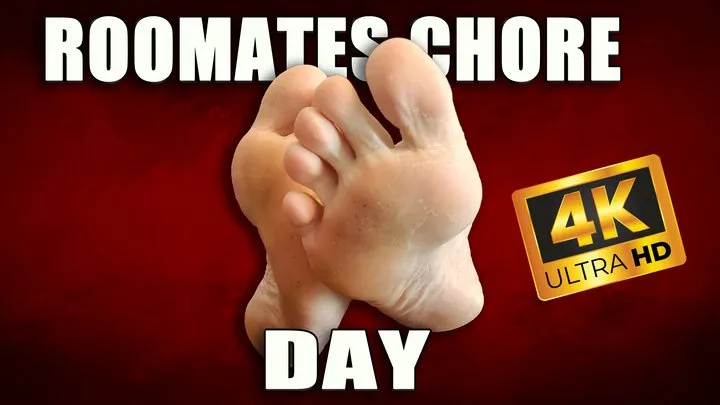 Kingdom Pictures - Roommates Daily Foot Chores - 4k UHD 2160p - KingMarti
