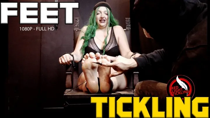 Red Light Tickling - Bonnie's Bound Tickling Bondage: Ultimate Tickle Tease Session 1080P HD