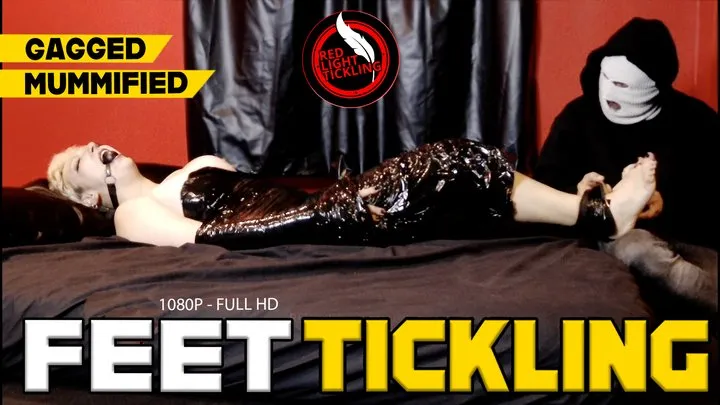 Red Light Tickling - Brutal Foot Tickling Punishment – Mummified Helpless Girl with Gagball Endures Relentless Sole Tickling, Merciless Tools, Fingertip Teasing, Tight Toe Restraints and Non-Stop Hysterical Laughter in Total Immobilization 1080p