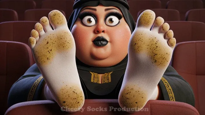 Cheesy Socks Production - BIG FAT ARAB GODDESS STINKY SOCKS at MOVIE THEATER