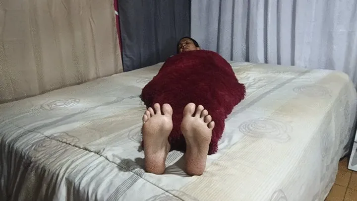 Goddess Foot Fetish - Bound and feet tickled (3)