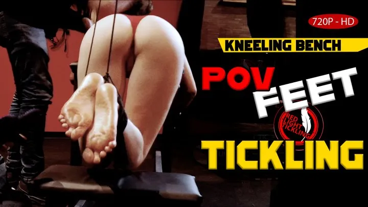 Red Light Tickling - Tickling Bench for Ticklish GINA! Petite Girl Tied Up, Foot Tickled, Small Wrinkled Soles | Sensitive Feet & Armpits Fetish Bondage Tickle | 720P FULL HD