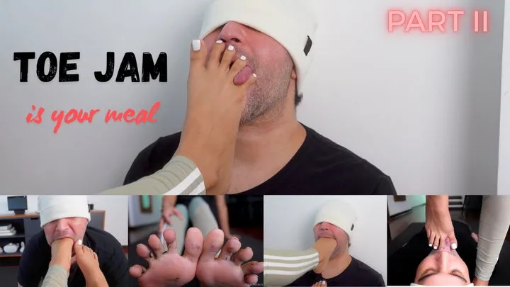 Mistress Enola Fetish - Toe Jam Humiliation II - Mistress Enola - Toe jam feeding, toes and soles licking and foot gagging game (FullHD)