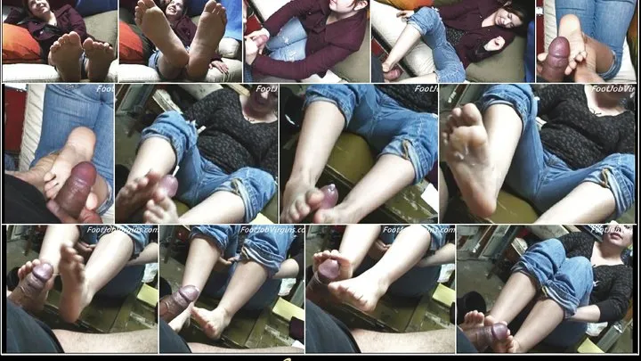 Footjob Virgins - FootJob Virgins Feeturing: 18 year old Crystal