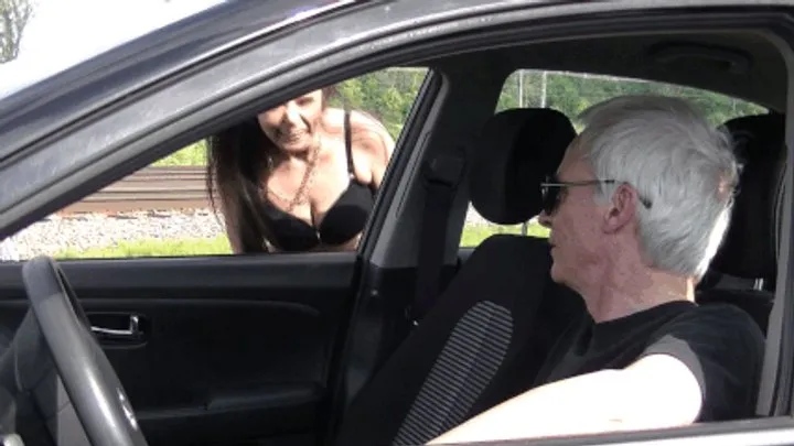 She Licks His Feet - Foot lick in car with Sophie (HD)