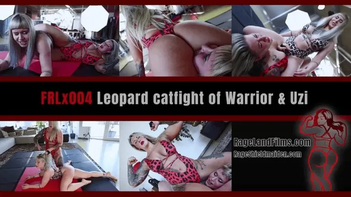 Rage Shieldmaiden I Rageland Films - FRLx004 Leopard catfight of Warrior & Uzi