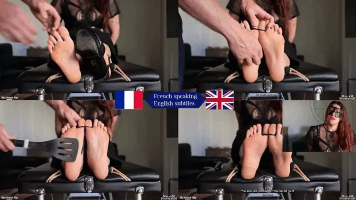 The French Way Tickling - My Son-in-Law tickles my Feet to Know the Truth - TICKLING - FOOT TICKLING - BONDAGE - TABOO - CONFESSIONS - FOOT FETISH