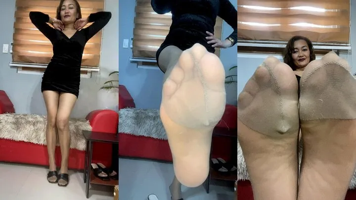Madame Cleopatra - Teasing a Short Dress