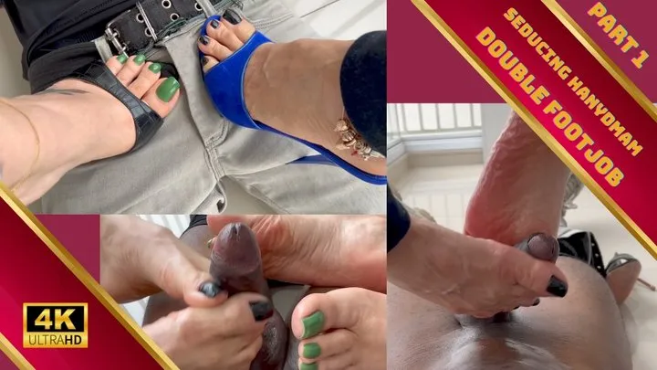 Empressmbellashoeplay - Two Goddesses, two pairs of feet and a ruined servant EmpressBellaSadic Goddess Grazi FootJob Arruined PART 1