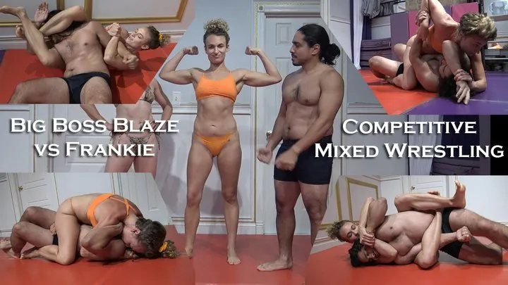 Doom Maidens Wrestling - Blaze vs Frankie: Competitive Squash Match Mixed Wrestling (Sept 2025)