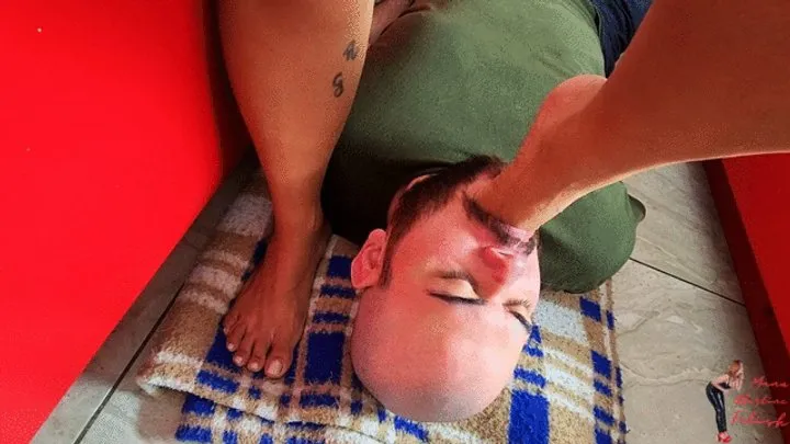 Manu Albertine Feet - Foot gagging, part 2, by Miss Naughty and Slave, FULL HD