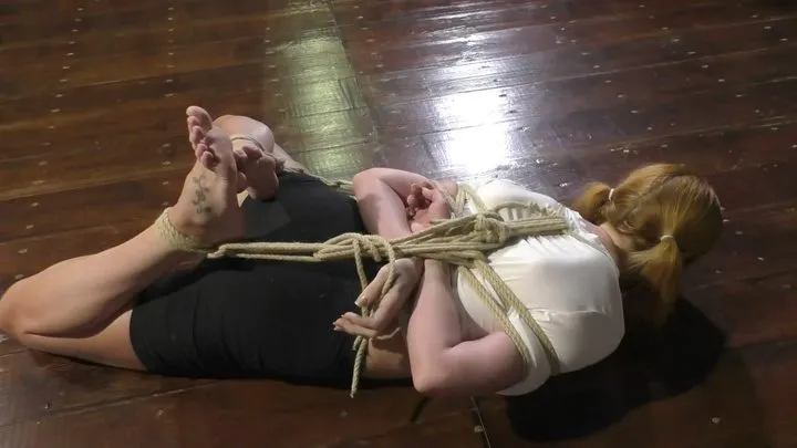 The Bondage Challenge - Melodie - Ring the Bells - The ultimate Bondage Challenge - Rope Hogtie Challenge - Full Clip mp4 HD