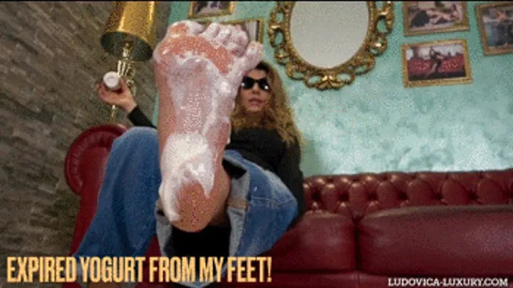 Mistress Ludovica Luxury - LUDOVICA LUXURY -EXPIRED YOGURT FROM MY FEET -mobile