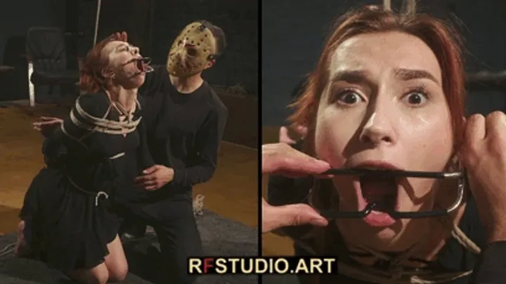 Rf Studio Production - Daria - New Model in Rope Bondage, Mouth Spreader and Sexy Bastinado (UHD 4K MP4)