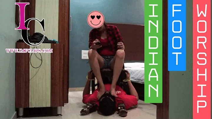 Indian Mistress Femdom - Feet Soles Licking and Face Sitting