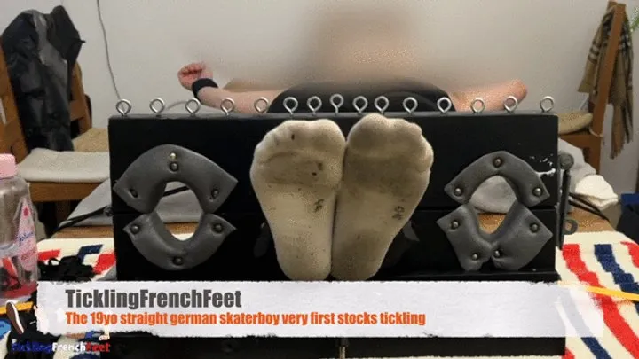 Tickling French Feet - The 19 yo straight German skaterboy first session reboot (FHD)