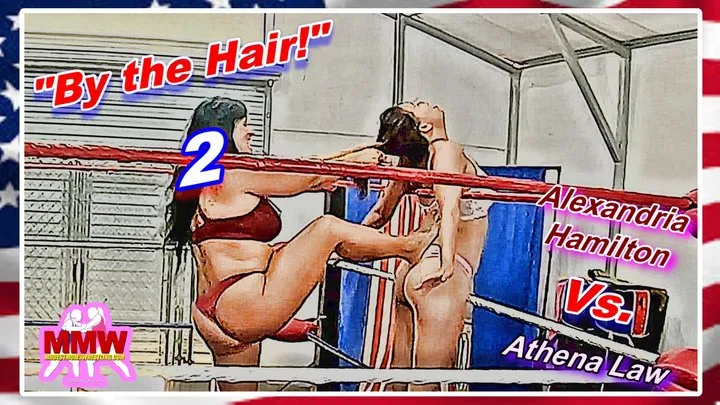 Modest Moms Wrestling - By the Hair! 2