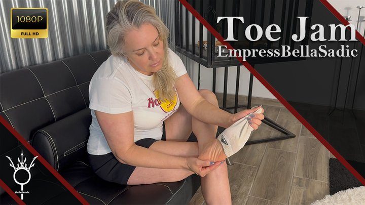 Empressmbellashoeplay - Toe Jam da EMPRESSBELLASADIC é sagrado, respire esta essência TOE JAM DIRTY SOLES TOES SPREADING