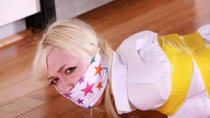 Dominic Wolfe's Gagged Beauties - Penelope Princeton is a Condescending, Double Talking Realtor Tightly Taped Up, Massively Gagged and and Put In Her Place! * RE ENCODE 2024* New Preview