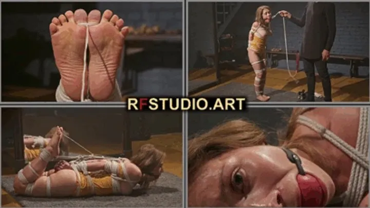 Rf Studio Production - Little Agness - Tight Live Bondage for the Cutie by the Mirror (UHD 4K MP4)