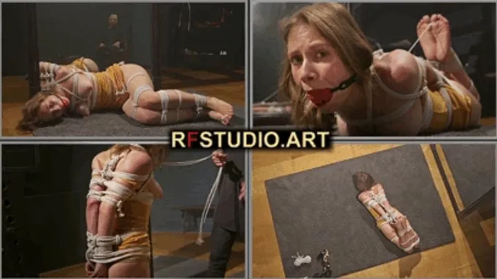 Rf Studio Production - Little Agness - Tight Live Bondage for the Cutie by the Mirror (FULL HD MP4)
