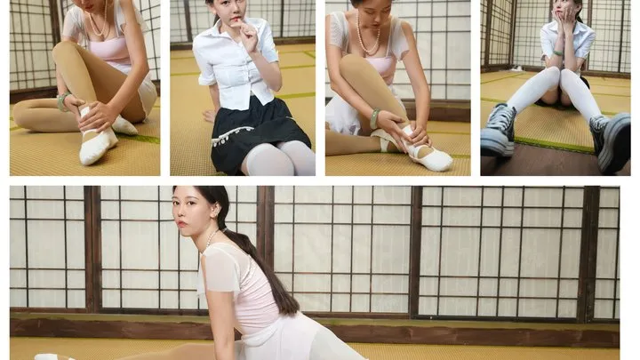 The Dream Of Bondage - foot fetish Sock footjobs cotton socks chinese dance clothes shoes massage sprained bandage ankle Leg