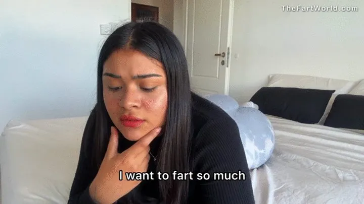 The Fart World - Mila Teases Her Fart Slave All Day Long And Then Makes Him Cum On Her Face!