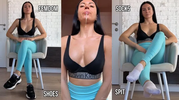 Monica Princess - Obey my Shoes and Socks till I Spit on You