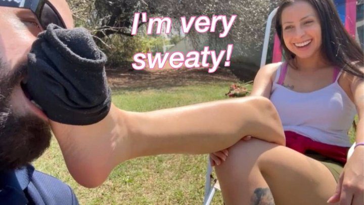 Lfd Dream Girls With Stinky Feet - Teh Angel Sweaty Socks After Training - SWEATY FEET - SPIT - FOOT WORSHIP - FOOT SLAP - PUBLIC