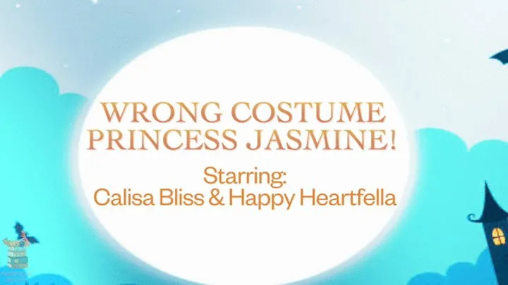 Fairytale Bound - Wrong Costume Princess Jasmine! - Starring: Calisa Bliss & Happy Heartfella - Calisa gets upset when Happy picks the wrong costume for their couples costume party, so to help her cool off, Happy ties her up and goes to the party alone - Damsel Bondage Rop