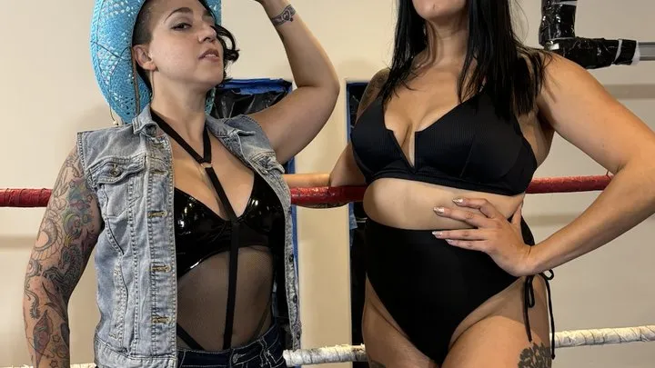 Pandemic Pro Wrestling - Women's Wrestling: Cowgirl Gets Ridden By A Goddess!