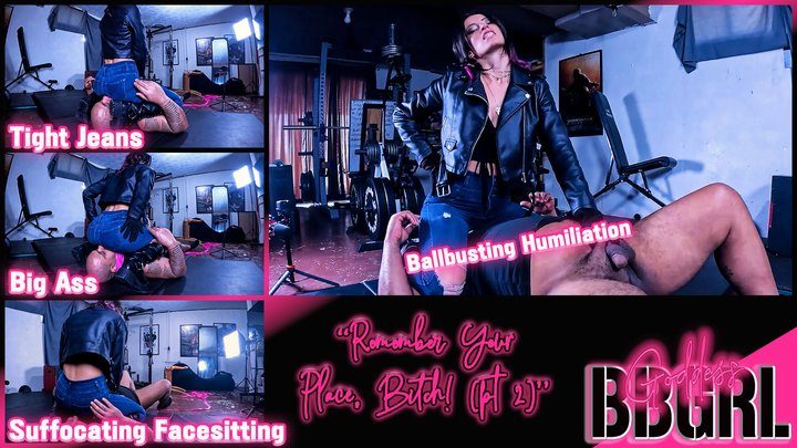 Goddessbbgrl - Remember Your Place 2 - GoddessBBGRL's Aggressive Facesitting, ballbusting femdom - Mobile Version