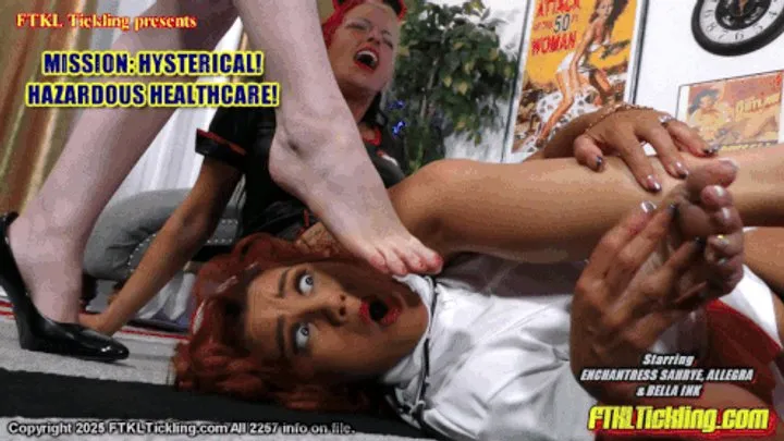 Ftkl's Foot  Tickling Fantasies - Mission: Hysterical! Hazardous Healthcare! (1080 mp4)