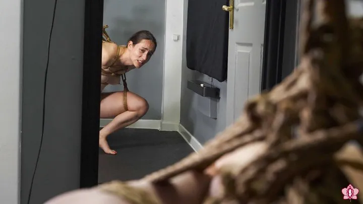 Lustful Orchid - She Can Move, But Can’t Escape: Slave Mila Bound in Wand-Powered Orgasm Torment, Completely At Your Mercy copy