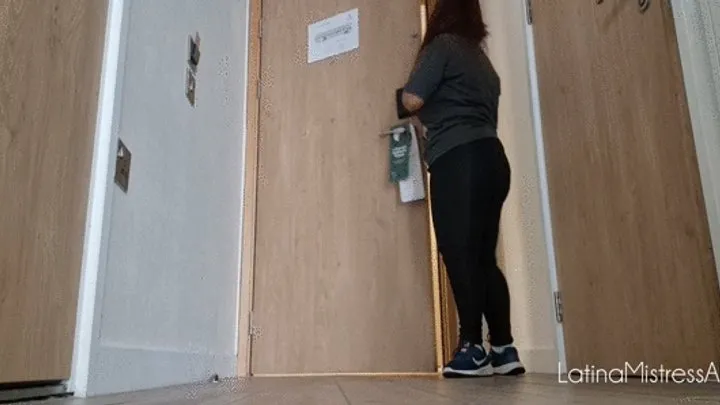 Latina Mistress Alexia - After gym come and clean my shoes and feet